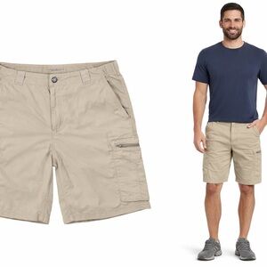 Columbia Omni-Shade Cargo Shorts Men’s Size 32 Khaki Hiking Outdoor